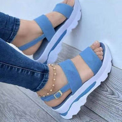 Women's Shoes Casual Buckle Platform Sandals Summer Fashion - ProTrendyz