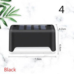 New Upgrade Waterproof LED Solar Fence Lamp Solar Deck Lights Solar Step Light Outdoor For Patio Stairs Garden Pathway Step Yard - ProTrendyz