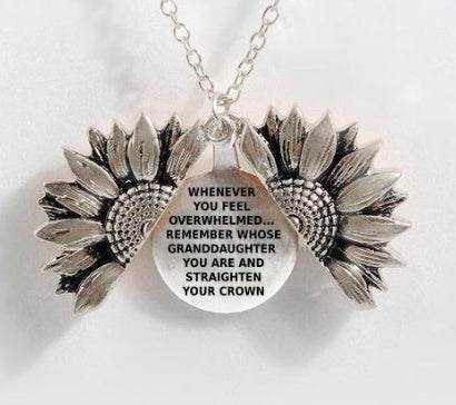 Sunflower Double-layer Lettering Necklace - ProTrendyz