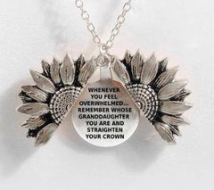 Sunflower Double-layer Lettering Necklace - ProTrendyz