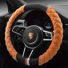 Universal Car Steering Wheel Cover Winter Decoration Cute 38cm Plush Footprint Auto Automobile Vehicle Steering Wheel Protector - ProTrendyz