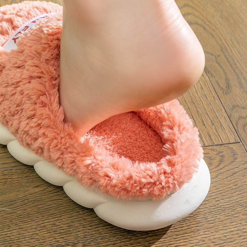Warm Plush Slippers Home Shoes For Women Couple Winter Slippers - ProTrendyz