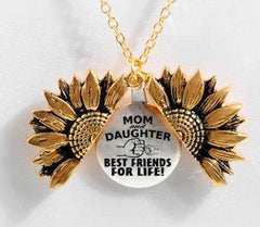 Sunflower Double-layer Lettering Necklace - ProTrendyz