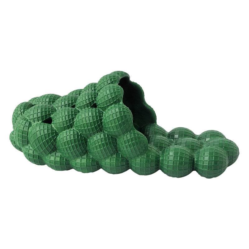 Outer Wear Creative Herringbone Baotou Thick-soled Bathroom Slippers - ProTrendyz