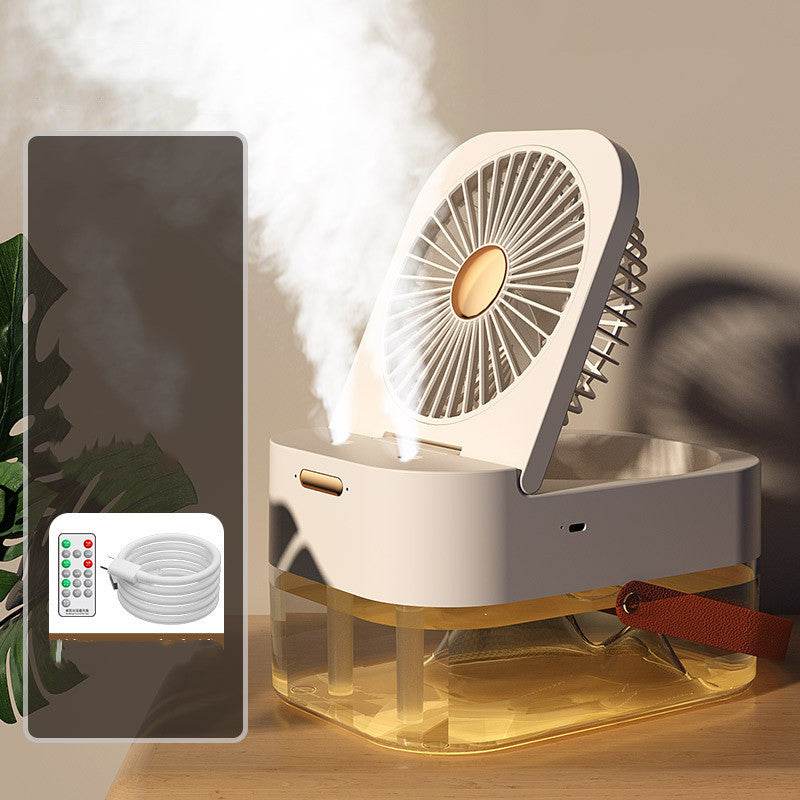Humidifier Spray Fan Portable Fan Air Cooler Air Humidifier USB Mist Fan Desktop Fan With Night Light For Summer Home Appliance - ProTrendyz