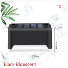 New Upgrade Waterproof LED Solar Fence Lamp Solar Deck Lights Solar Step Light Outdoor For Patio Stairs Garden Pathway Step Yard - ProTrendyz