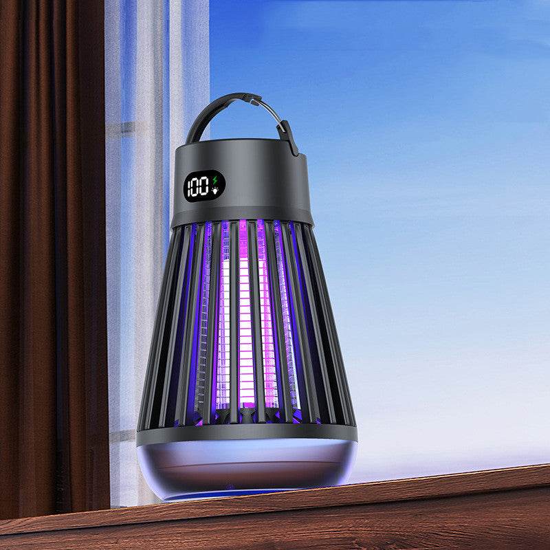 Digital Display Mosquito Killer Lamp Electric Shock Mosquito Trap Light Radiationless Insect Repellent Trap For Bedroom Outdoor Summer Gadgets - ProTrendyz
