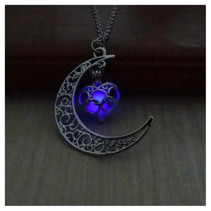 Glowing Pendant Necklaces Silver Plated Chain Necklaces US - ProTrendyz
