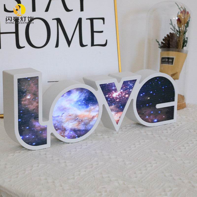 Valentines Day Decor LED LOVE Light Valentines Day Gift For Girlfriend Bithday Wedding Party Decoration Romantic Wedding Decor - ProTrendyz