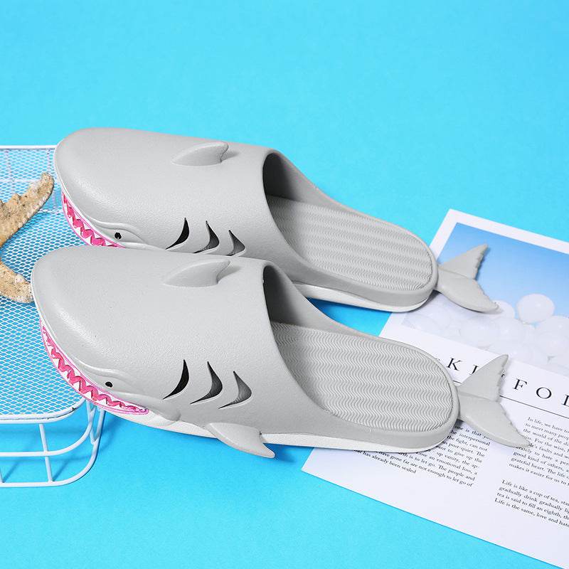 Shark Slippers Beach Shoes Home Flat Slippers Women Men - ProTrendyz