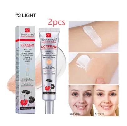 Moisturizing Correcting CC Cream Waterproof Anti-sweat Makeup Before Concealer Lasting Women Makeup Protect Skin Erborian Make US - ProTrendyz
