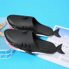 Shark Slippers Beach Shoes Home Flat Slippers Women Men - ProTrendyz