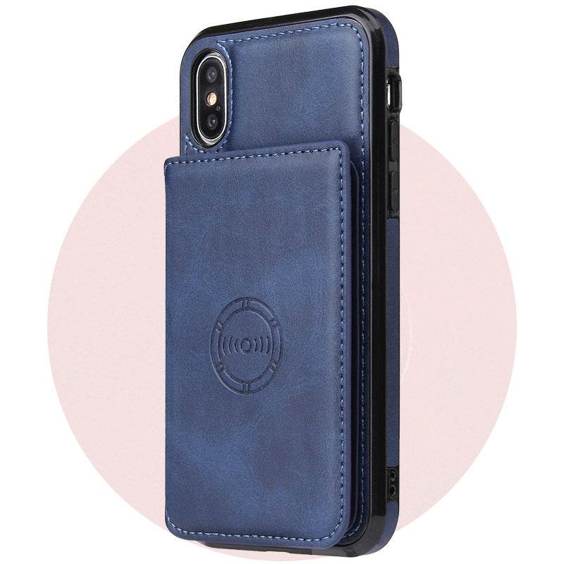 Card wallet leather case phone case - ProTrendyz