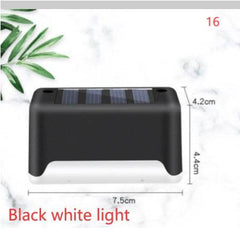 New Upgrade Waterproof LED Solar Fence Lamp Solar Deck Lights Solar Step Light Outdoor For Patio Stairs Garden Pathway Step Yard - ProTrendyz