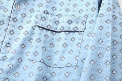 Brushed Cloth Long-sleeved Lapel Pajama Set - ProTrendyz