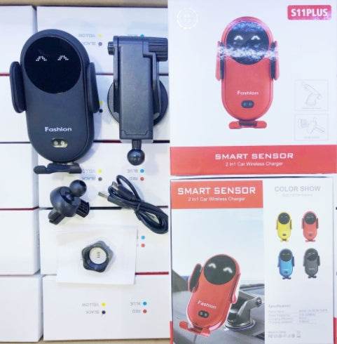 Infrared Induction Car Wireless Charger Car Phone Holder - ProTrendyz