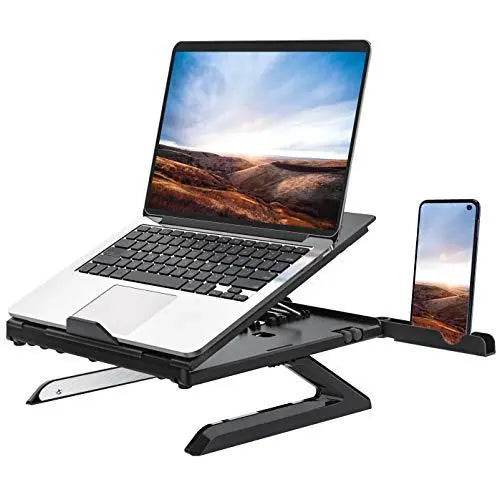 New Laptop Stand Multifunctional Folding Lift Portable Laptop Stand Monitor Increase Rack Aluminum Alloy Base - ProTrendyz