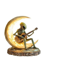 Alien Moon Guitarist Acrylic Home Office Decorations Ornaments - ProTrendyz