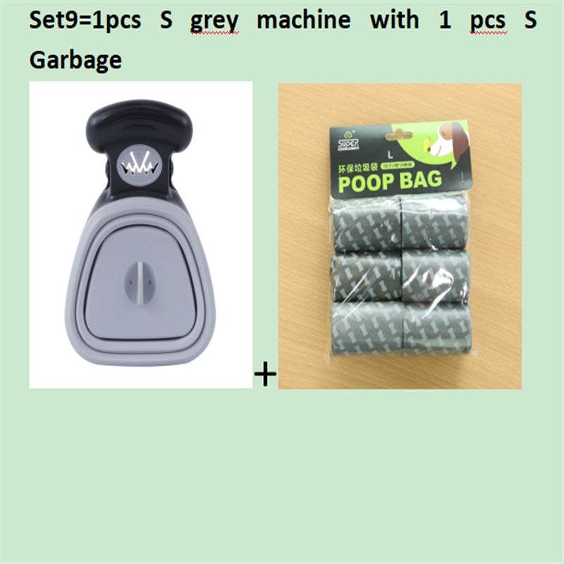 Dog Pet Travel Foldable Pooper Scooper With 1 Roll Decomposable bags Poop Scoop Clean Pick Up Excreta Cleaner Epacket Shipping - ProTrendyz