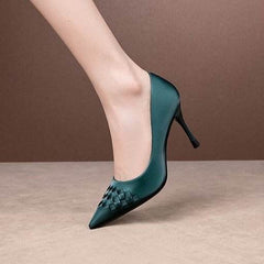 Pointed Shallow Mouth Single Shoes Women Stiletto Fashion Shoes Women - ProTrendyz