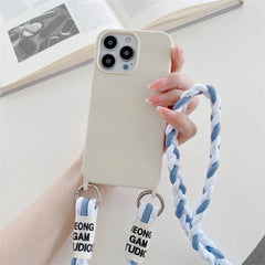 Back Woven Cross-body Lanyard Backer-card Accessories Phone Case - ProTrendyz