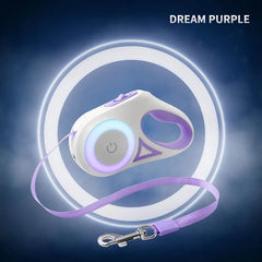 3 And 5M Dog Leash Light Retractable Pet Leads Traction Rope Belt Durable Large Dog Walk Run Leash Lead Automatic Cat Lead Extension - ProTrendyz