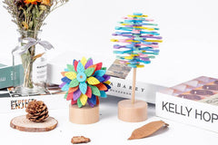 Solid Wooden Rotating Lollipop Fischer Series Creative Ornaments Decompression Toys Decompression Artifact Gyro - ProTrendyz