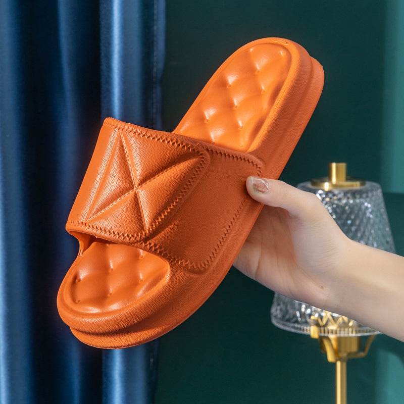 Home Indoor Non-Slip Bathroom Bath Soft Bottom Deodorant Couples Sandals - ProTrendyz