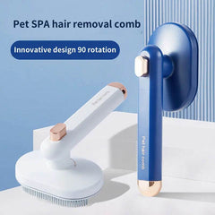 Pet Comb Cat Dog To Remove Floating Hair Pet Hair Brush Hair Removal Artifact Pet Grooming Brush Supplies Self Cleaning Comb Pet Products - ProTrendyz