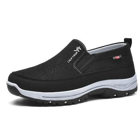 Shoes Mens Canvas Shoes Soft Bottom Casual Breathable Comfortable Slip-on Mens Cloth Shoes - ProTrendyz