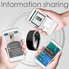 Smart Ring Wearable Device Multifunctional Black High-tech NFC - ProTrendyz