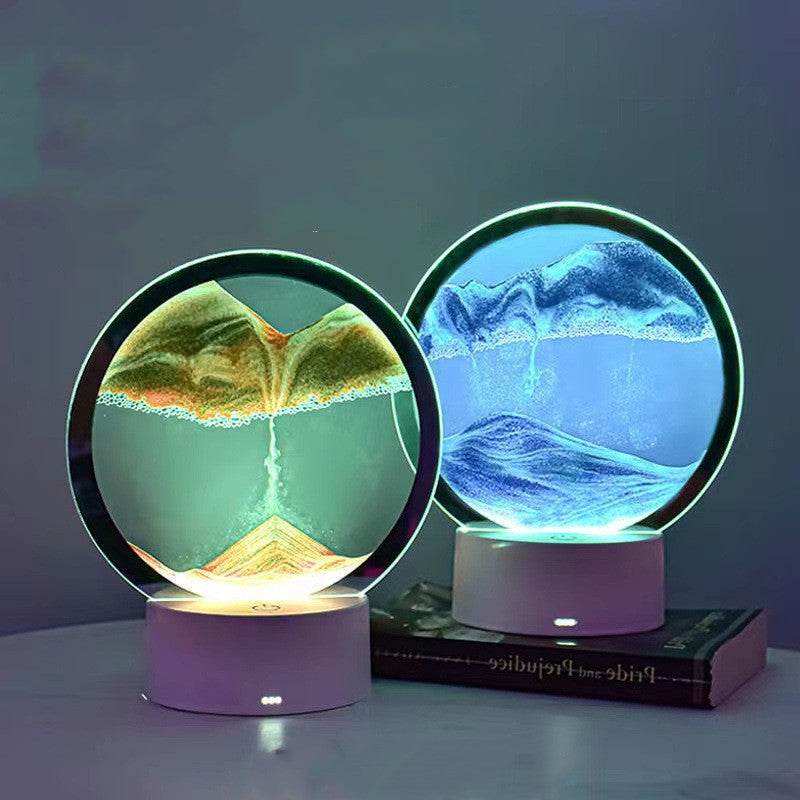 Creative 3D Quicksand Table Lamp Bedside - ProTrendyz