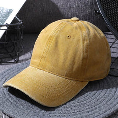 Washed Baseball Caps For Men And Women Outdoor Distressed Sun Hats Simple Caps - ProTrendyz