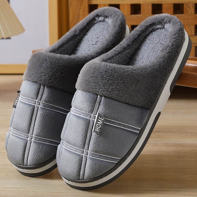 Winter Warm Slugged Bottom Plush Slippers - ProTrendyz