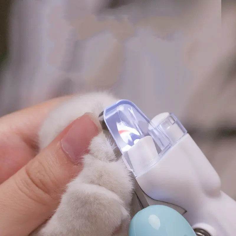 Pet Nail Clippers Dog Nail Clippers Cat Nail Clippers LED Electric Nail Grinder Pet Supplies LED Light Pet Nail Clippers - ProTrendyz
