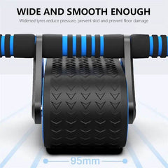 Double Wheel Abdominal Exerciser Women Men Automatic Rebound Ab Wheel Roller Waist Trainer Gym Sports Home Exercise Devices US - ProTrendyz