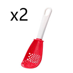 Multifunctional Slotted Spoon Grinding Cooking Spoon Mashed Auxiliary Food Ginger Garlic Spoon Press Potatoe Stir-frying Spatula Kitchen Gadget - ProTrendyz