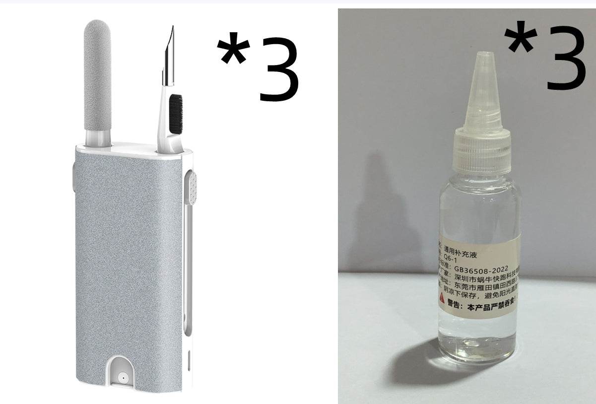 5 In 1 Screen Cleaner Kit Camera Phone Tablet Laptop Screen Cleaning Tools Earphone Cleaning Brush Pen For Office - ProTrendyz