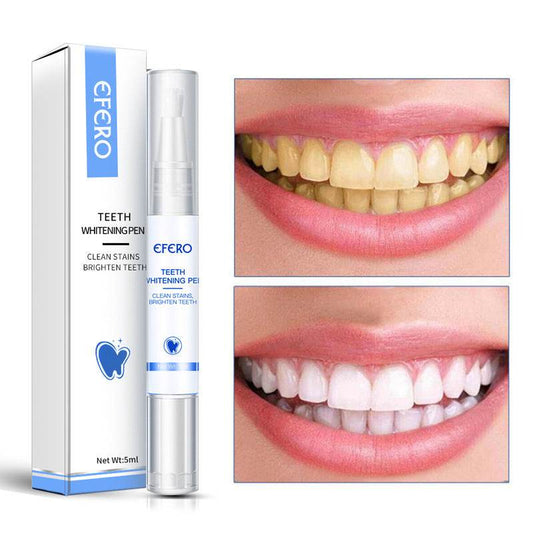 Teeth Whitening Pen Cleaning Serum Remove Plaque Stains Dental Tools Whiten Teeth Oral Hygiene Tooth Whitening Pen - ProTrendyz