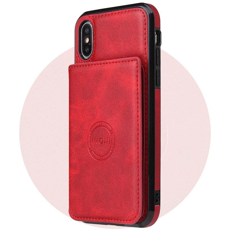 Card wallet leather case phone case - ProTrendyz