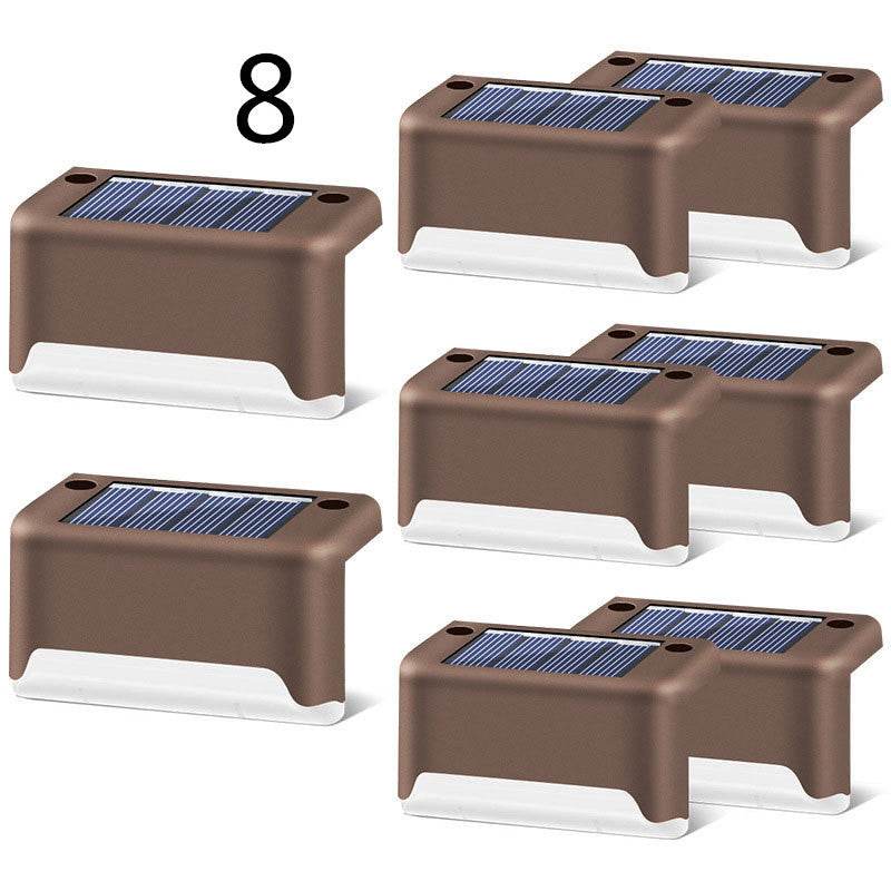 New Upgrade Waterproof LED Solar Fence Lamp Solar Deck Lights Solar Step Light Outdoor For Patio Stairs Garden Pathway Step Yard - ProTrendyz