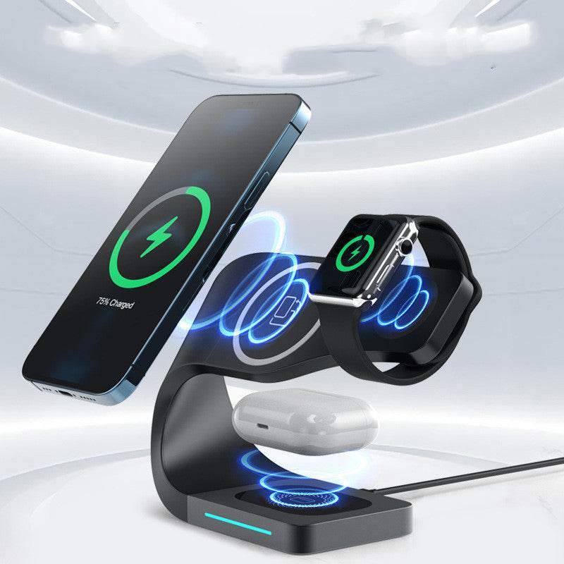 Multi-function Charging Stand Magnetic Wireless Charging 15W Fast Charging - ProTrendyz