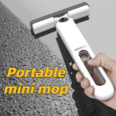 New Portable Self-NSqueeze Mini Mop, Lazy Hand Wash-Free Strong Absorbent Mop Multifunction Portable Squeeze Cleaning Mop Desk Window Glass Cleaner Kitchen Car Sponge Cleaning Mop Home Cleaning Tools - ProTrendyz