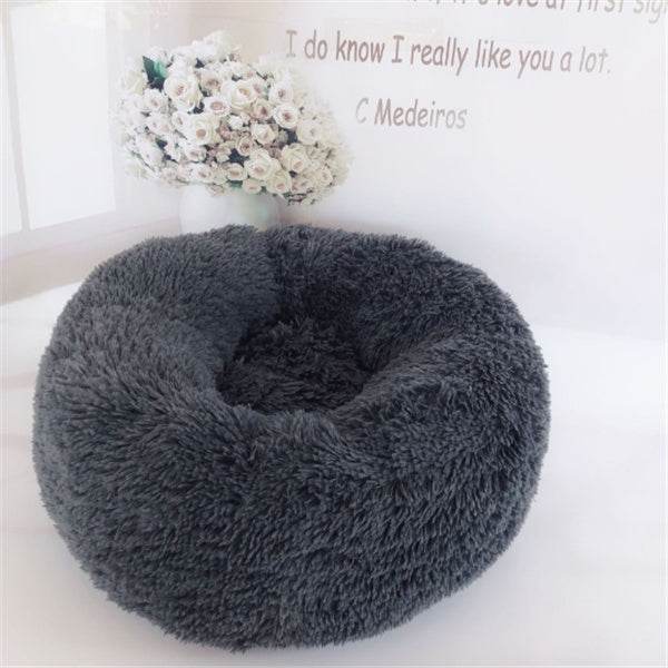 Round Long Hairy Autumn And Winter Nest Pad Cat Mattress - ProTrendyz