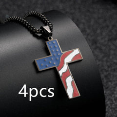 Flag Cross Necklace - ProTrendyz