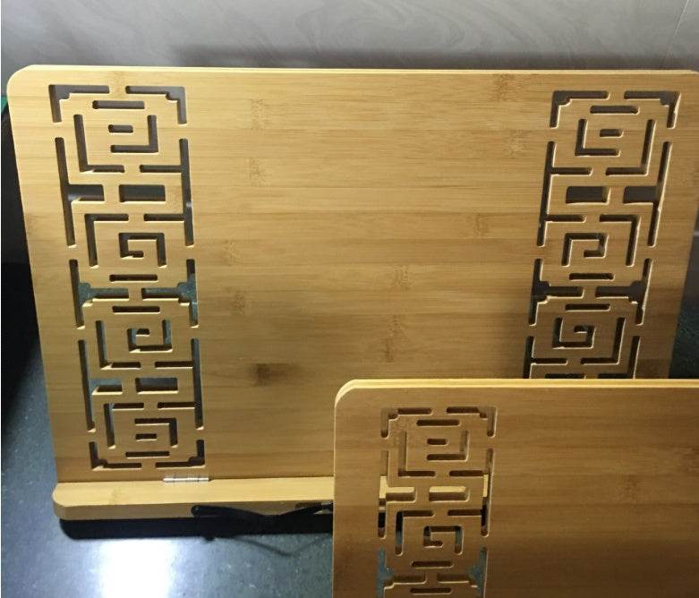 Natural bamboo hollow reading frame - ProTrendyz