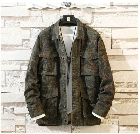 New Mens Camouflage Denim Jacket Coat Man Coats Jaqueta Masculino Jeans Jacket & Coats Fashion Design Autumn Brand Clothing - ProTrendyz