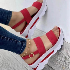 Women's Shoes Casual Buckle Platform Sandals Summer Fashion - ProTrendyz