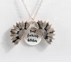 Sunflower Double-layer Lettering Necklace - ProTrendyz