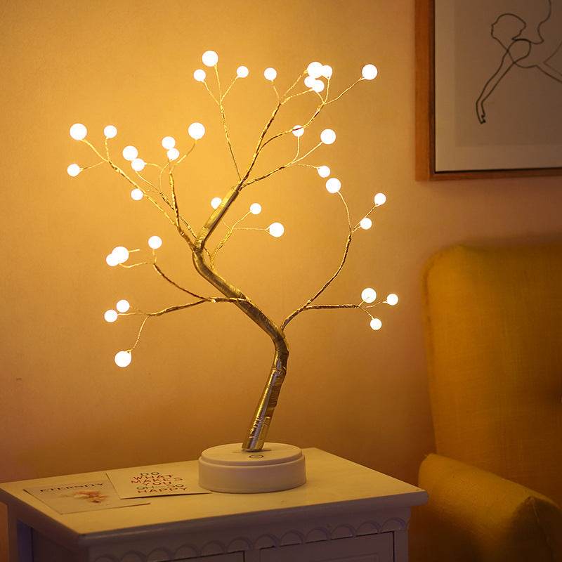Tree Light Touch Switch Pearl Star Night Light - ProTrendyz